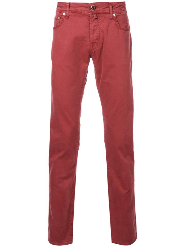 Jacob Cohen Regular Trousers - Red