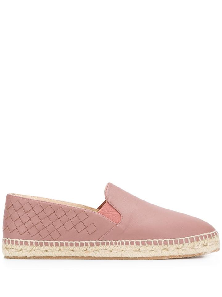 Bottega Veneta Gala Intrecciato Espadrilles - Pink