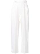 Polo Ralph Lauren High-waisted Trousers - White