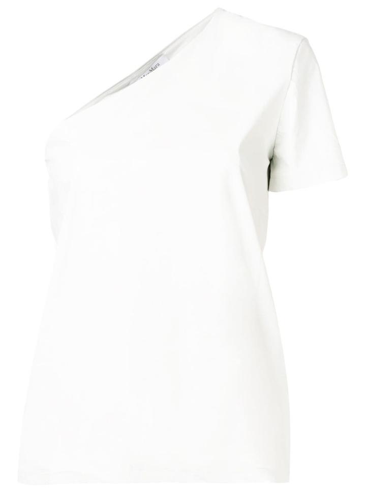 Max Mara One-shoulder T-shirt - White