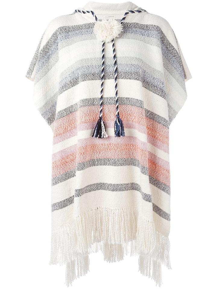 Ulla Johnson 'tallula' Poncho, Women's, White, Cotton