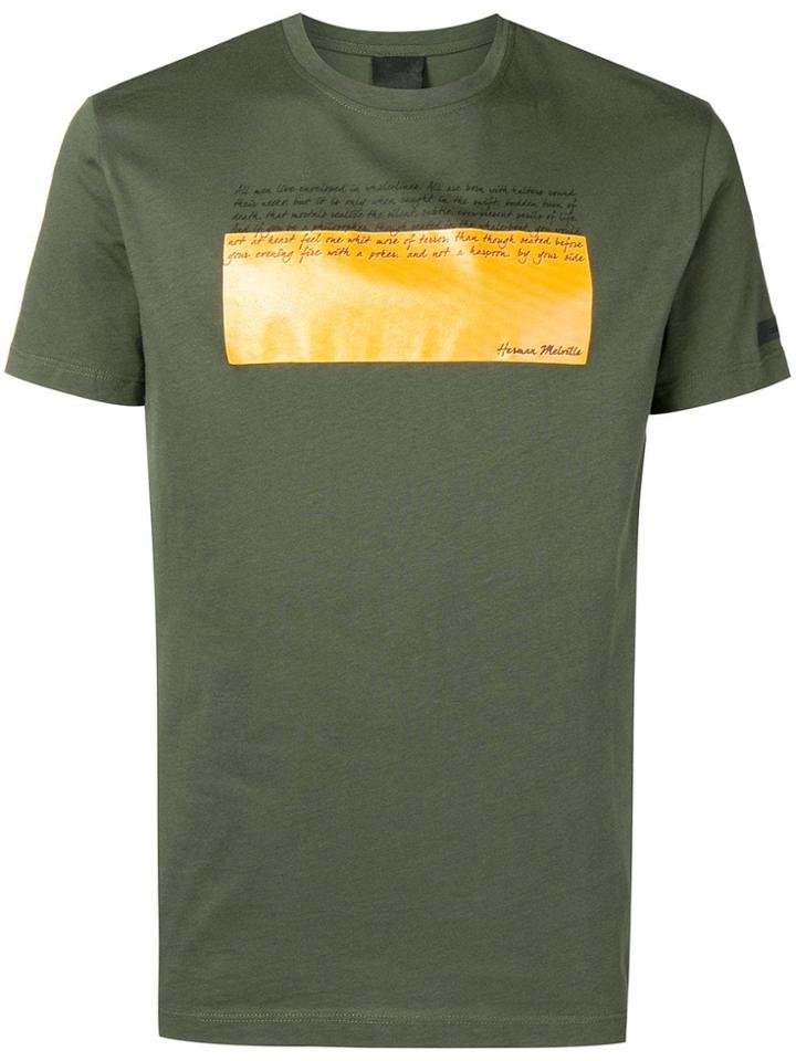 Rrd Gold-tone Plaque T-shirt - Green