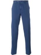 Pt01 Straight Leg Chinos, Men's, Size: 48, Blue, Cotton/linen/flax