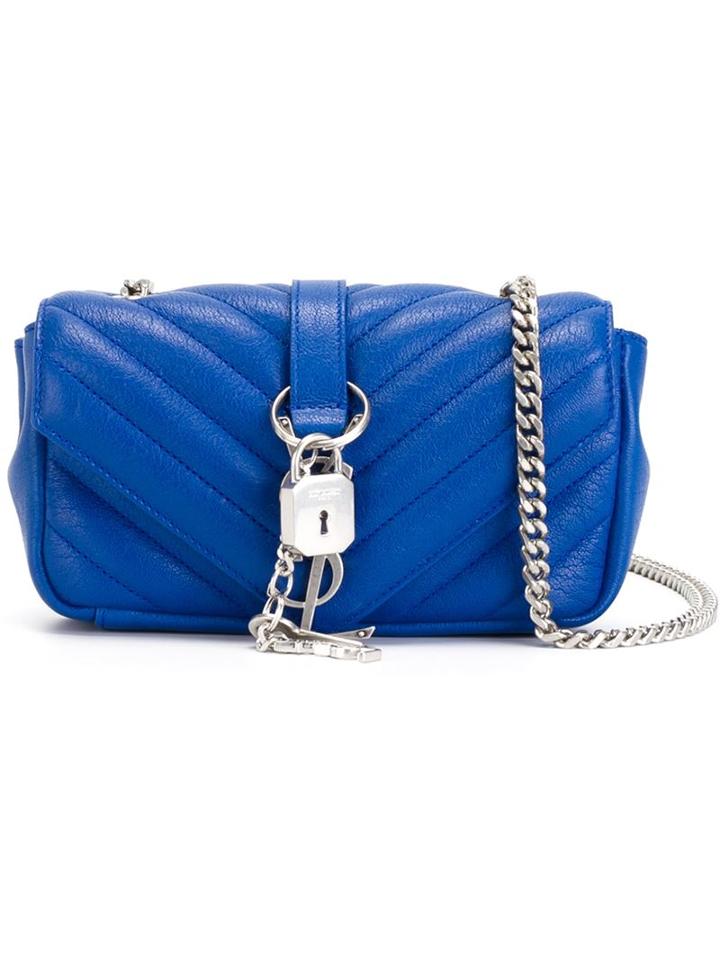Saint Laurent Baby 'monogram' Satchel, Women's, Blue