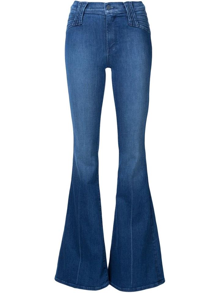Mother Flared Jeans, Women's, Size: 25, Blue, Cotton/polyester/spandex/elastane