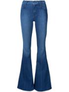 Mother Flared Jeans, Women's, Size: 25, Blue, Cotton/polyester/spandex/elastane