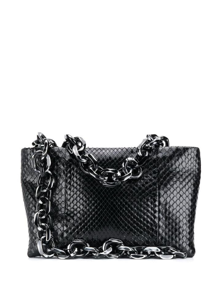 Calvin Klein 205w39nyc Chain-embellished Clutch - Black