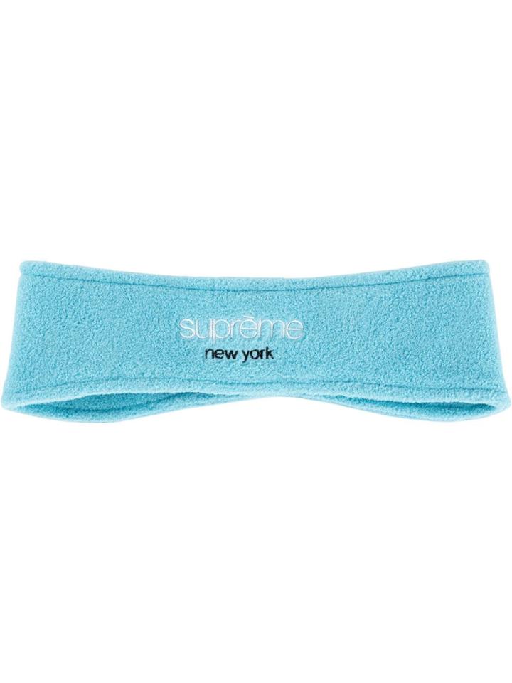 Supreme Logo Embroidered Headband - Blue