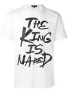 Comme Des Garçons Homme Plus - The King T-shirt - Men - Cotton - S, White, Cotton