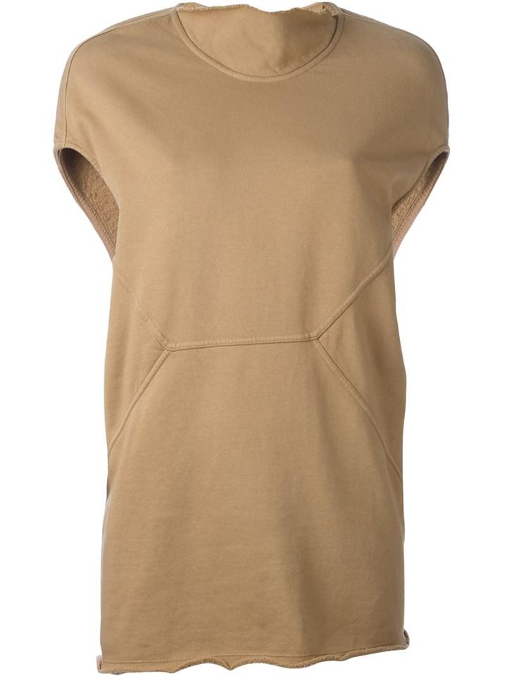 Rick Owens Drkshdw Raw Edge Oversized T-shirt