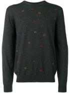 Ps By Paul Smith Embroidered Detail Sweater - Blue