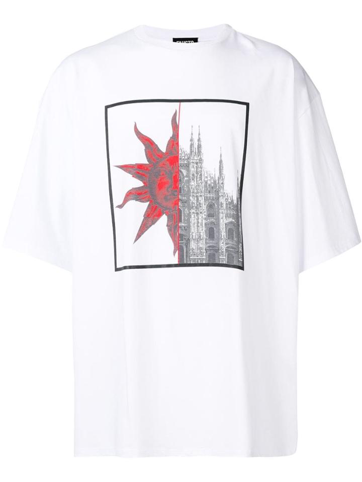Fausto Puglisi Printed T-shirt - White