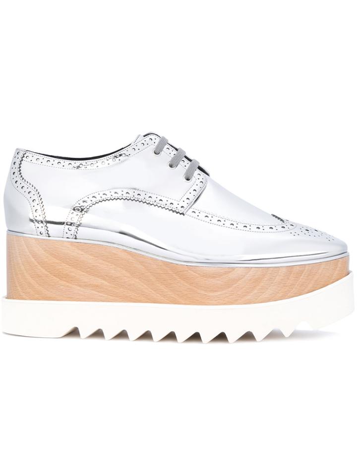 Stella Mccartney Metallic Elyse Shoes - Grey
