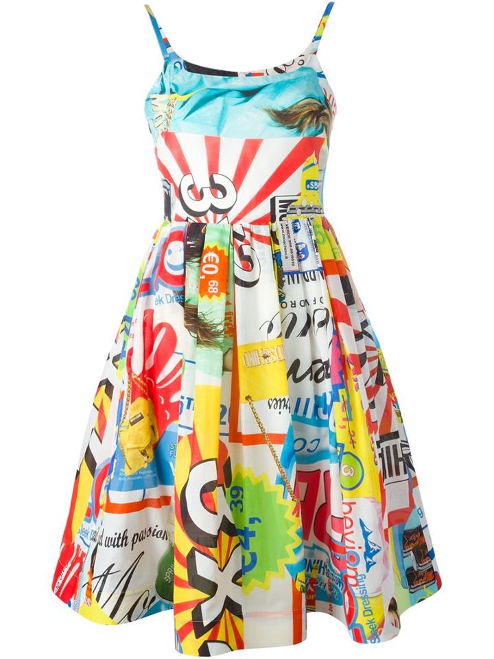 Moschino Sign Print Dress