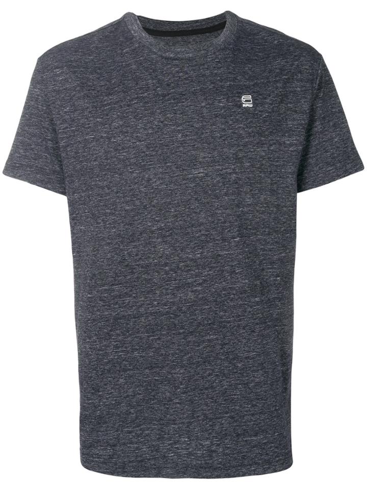 G-star Logo Detail T-shirt - Grey