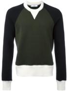 Ami Alexandre Mattiussi Raglan Sleeves Crewneck Sweater - Green
