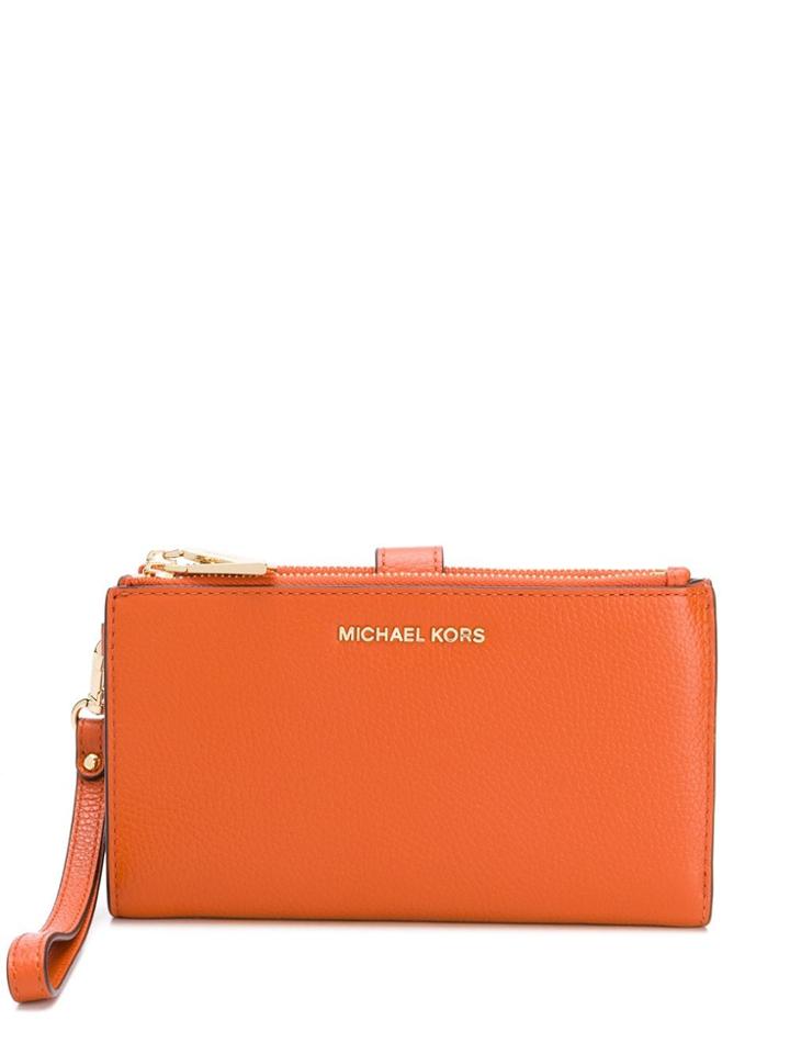 Michael Michael Kors Jet Set Zipped Wallet - Orange