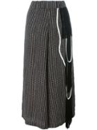 Antonio Marras Wide-leg Cropped Trousers, Women's, Size: 1, Black, Polyester/viscose