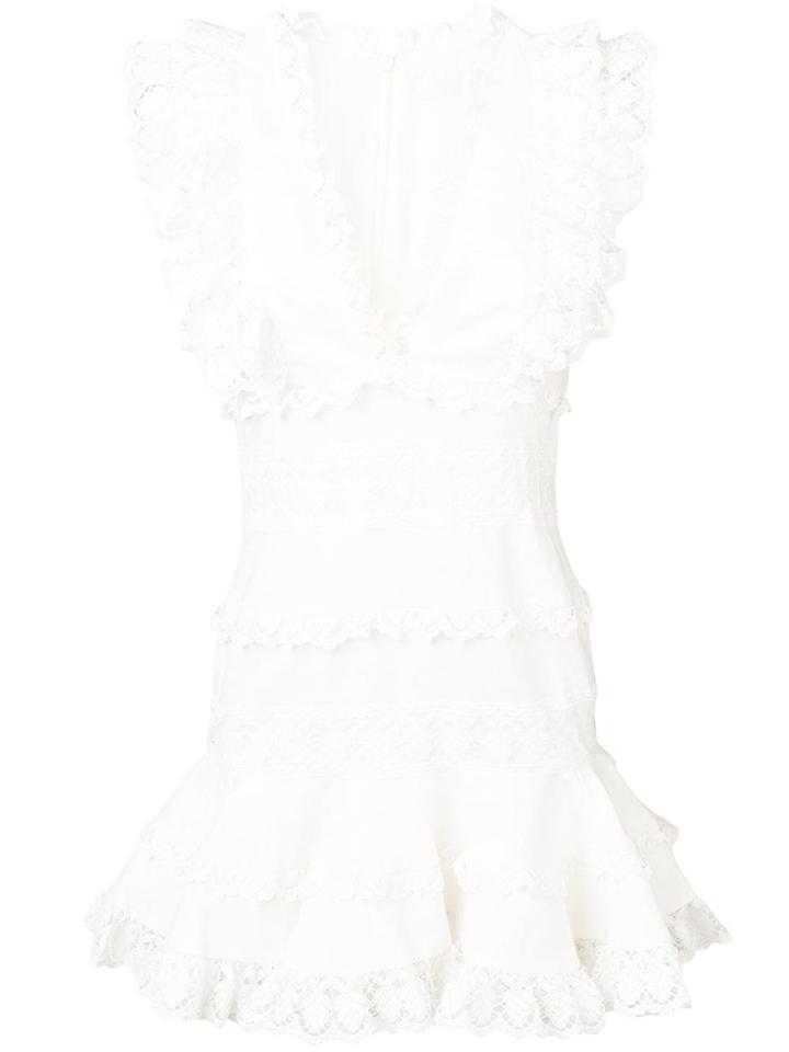 Zimmermann Wayfarer Fitted Dress - White