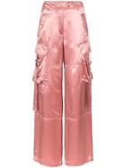 Sies Marjan Sammie Satin Wide-leg Trousers - Pink