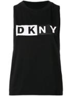 Dkny Logo Tank Top - Black