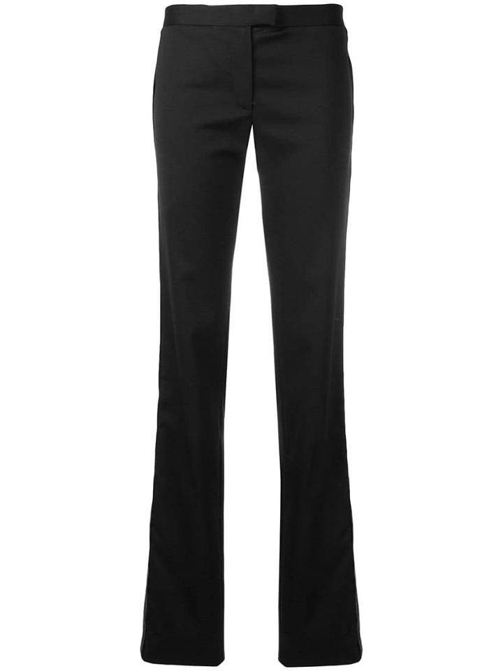 Red Valentino Velvet Inserts Trousers - Black