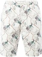 08sircus Floral Print Shorts - White