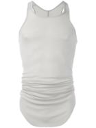 Rick Owens Ribbed Tank Top, Men's, Size: Large, Nude/neutrals, Viscose/silk