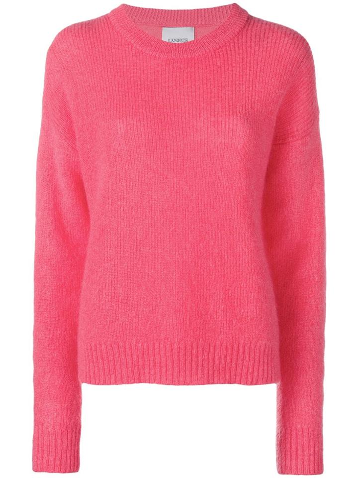 Laneus Dropped Shoulder Jumper - Pink