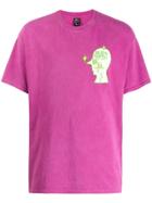 Brain Dead Graphic Print T-shirt - Pink