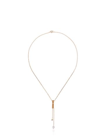 Vibe Harsl0f Gold Diamond And Pearl Necklace - Metallic