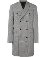 Paul Smith Houndstooth Pattern Coat, Men's, Size: 48, Black, Cupro/wool