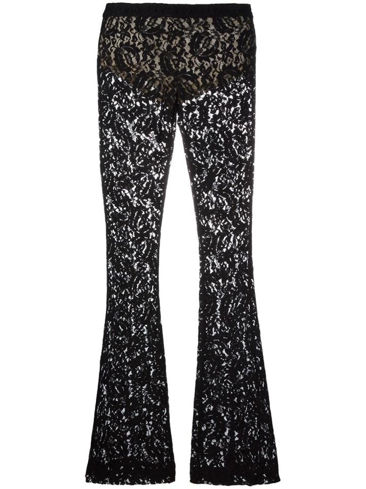 3.1 Phillip Lim Printed Satin Trousers - Blue