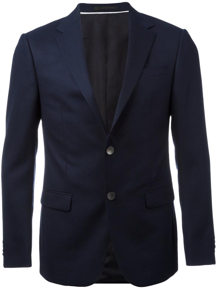 Z Zegna - Two Button Blazer - Men - Cupro/wool - 48, Blue, Cupro/wool