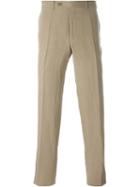 Canali Classic Chinos, Men's, Size: 58, Nude/neutrals, Silk/linen/flax
