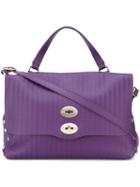 Zanellato Medium 'postina' Satchel, Women's, Pink/purple, Leather