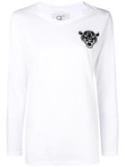 Quantum Courage Small Panther Head Top - White