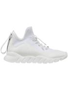 Fendi Technical Knit Sneakers - White