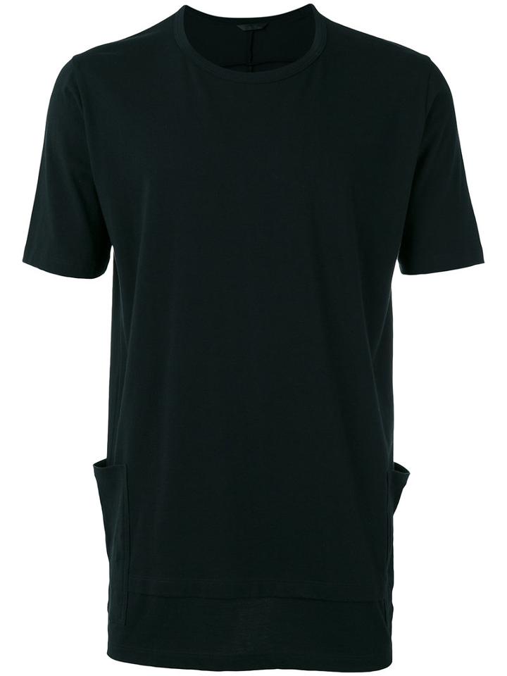 The Viridi-anne Patch Pockets T-shirt, Men's, Size: 2, Black, Cotton