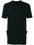 The Viridi-anne Patch Pockets T-shirt, Men's, Size: 2, Black, Cotton