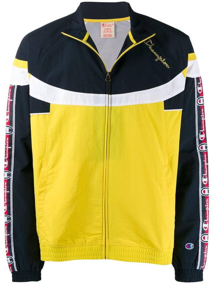 Champion Colour Block Sports Jacket - Yellow
