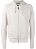 Eleventy Zip-up Hoodie, Men's, Size: Large, Nude/neutrals, Cotton/polyamide