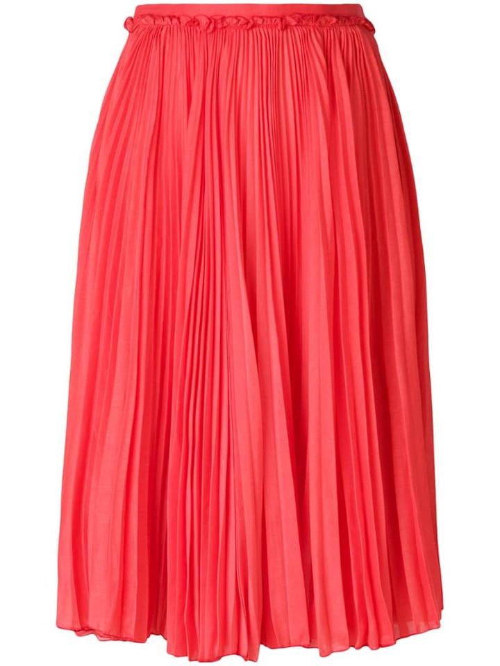 Rochas Full Midi Skirt - Pink
