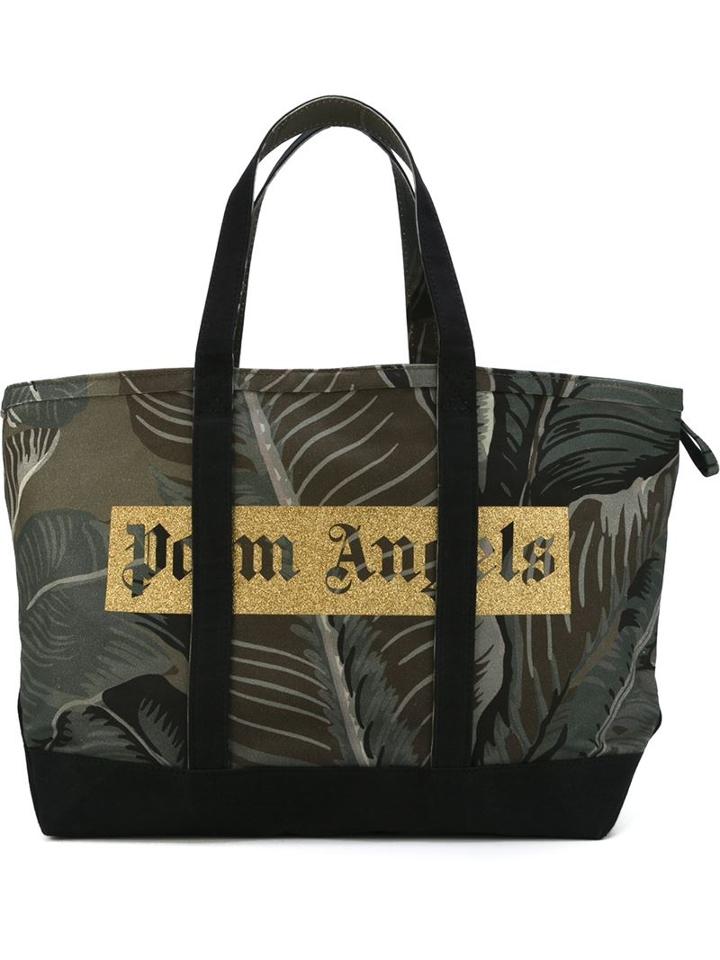Palm Angels Logo Print Tote