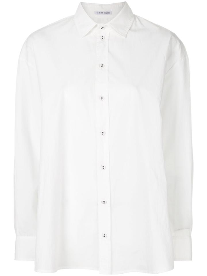Tomas Maier Balloon Shirt - White