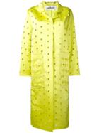 Caban Romantic Buttoned Star Coat - Yellow