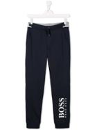 Boss Hugo Boss Logo Print Joggers - Blue