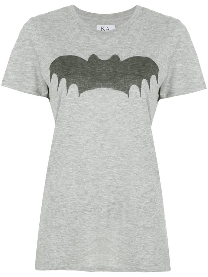 Zoe Karssen Bat Print T-shirt - Grey