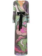 Emilio Pucci Multi-stone Embellished Gown - Multicolour