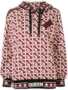 Dolce & Gabbana Loose-fit Logo-print Hoodie - Red